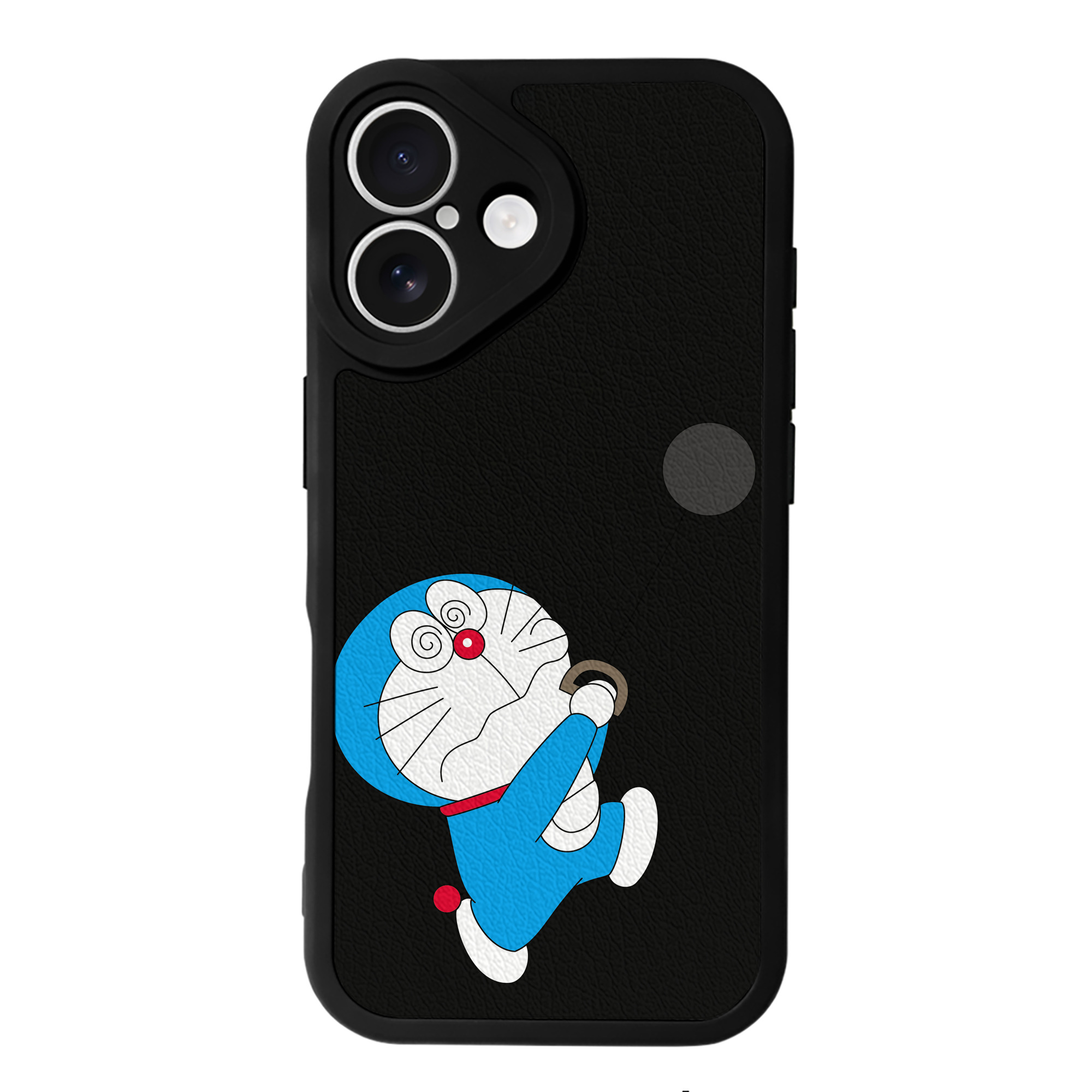 （画像用） ドラえもん Doraemon 【iPhone 16シリーズ対応】シリコンスマホケース（レザー調） 材質：シリコン